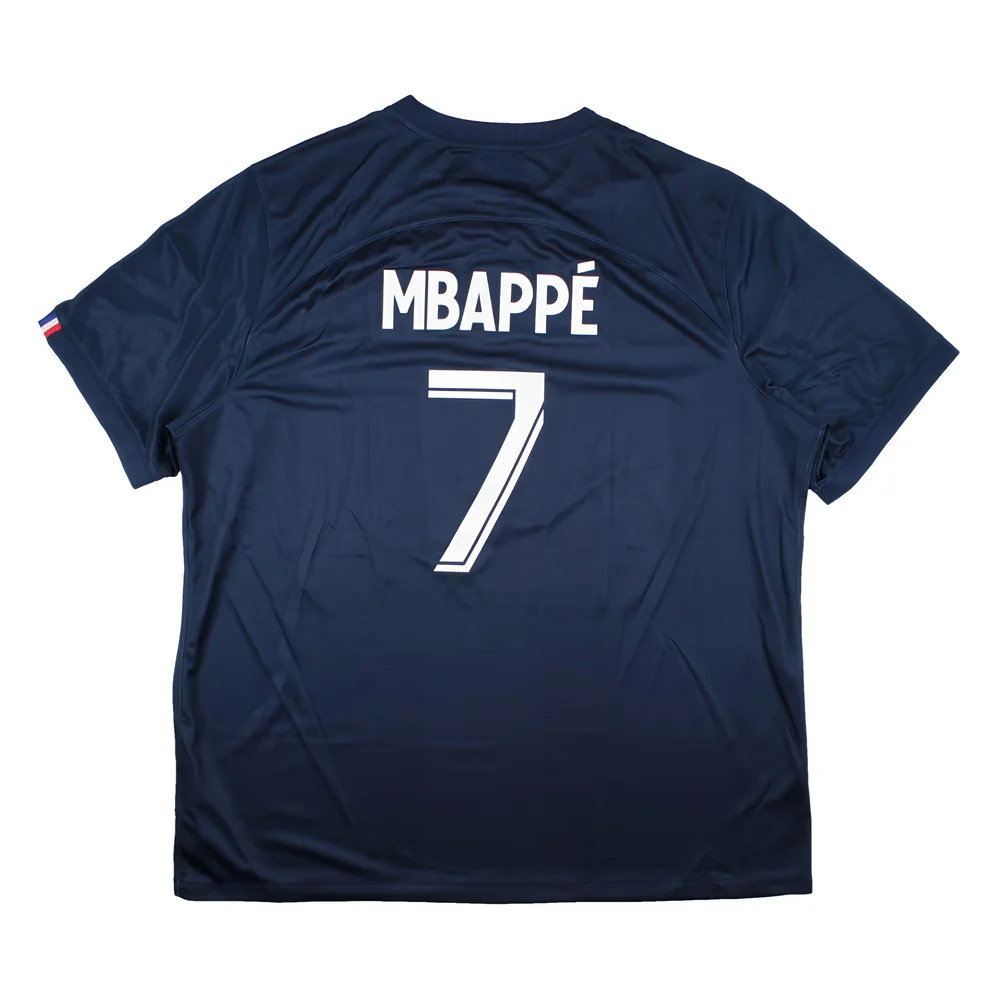PSG 2022-23 Home Shirt (Sponsorless) Mbappe #7