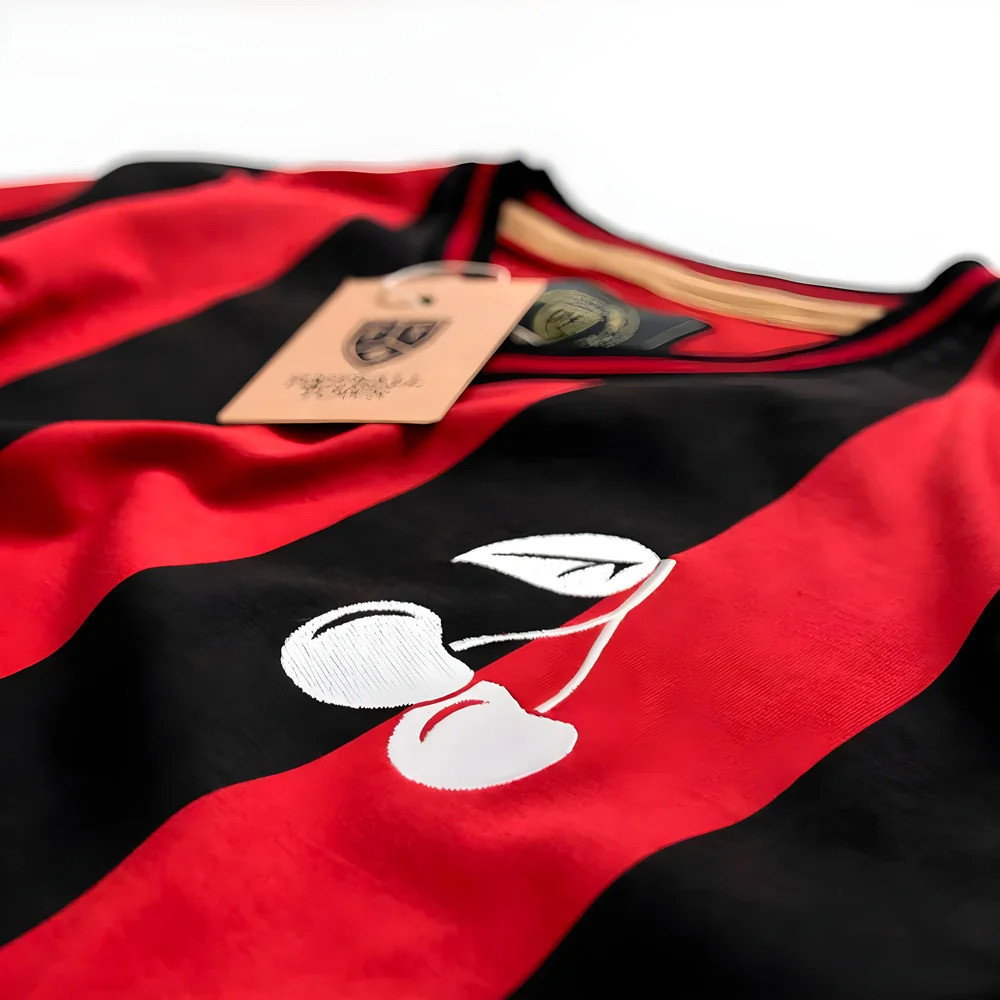 Bournemouth The Cherry Home Retro Football Shirt Bournemouth The Cherry Home Retro Football Shirt