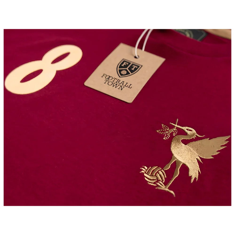 The Bird Steven Gerrard Bordeaux 8 Retro T-Shirt The Bird Steven Gerrard Bordeaux 8 Retro T-Shirt