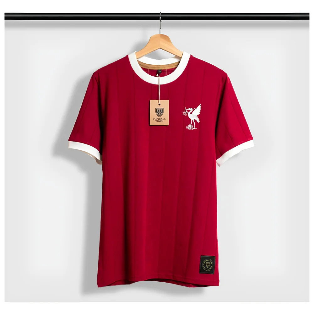 Liverpool The Bird Bordeaux Home Retro Football Shirt