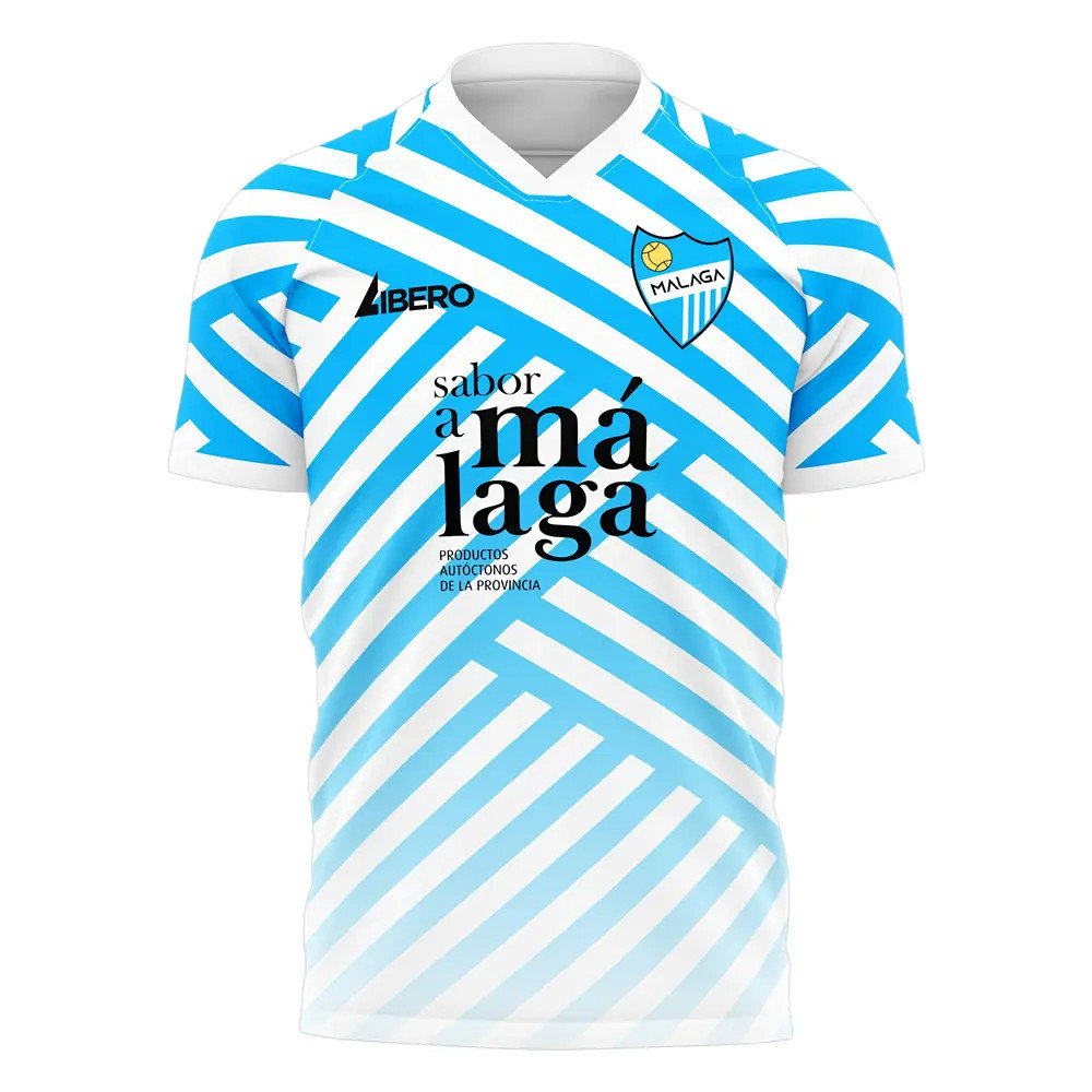 Malaga 2024-2025 Home Concept Football Kit (Libero) (Your Name)