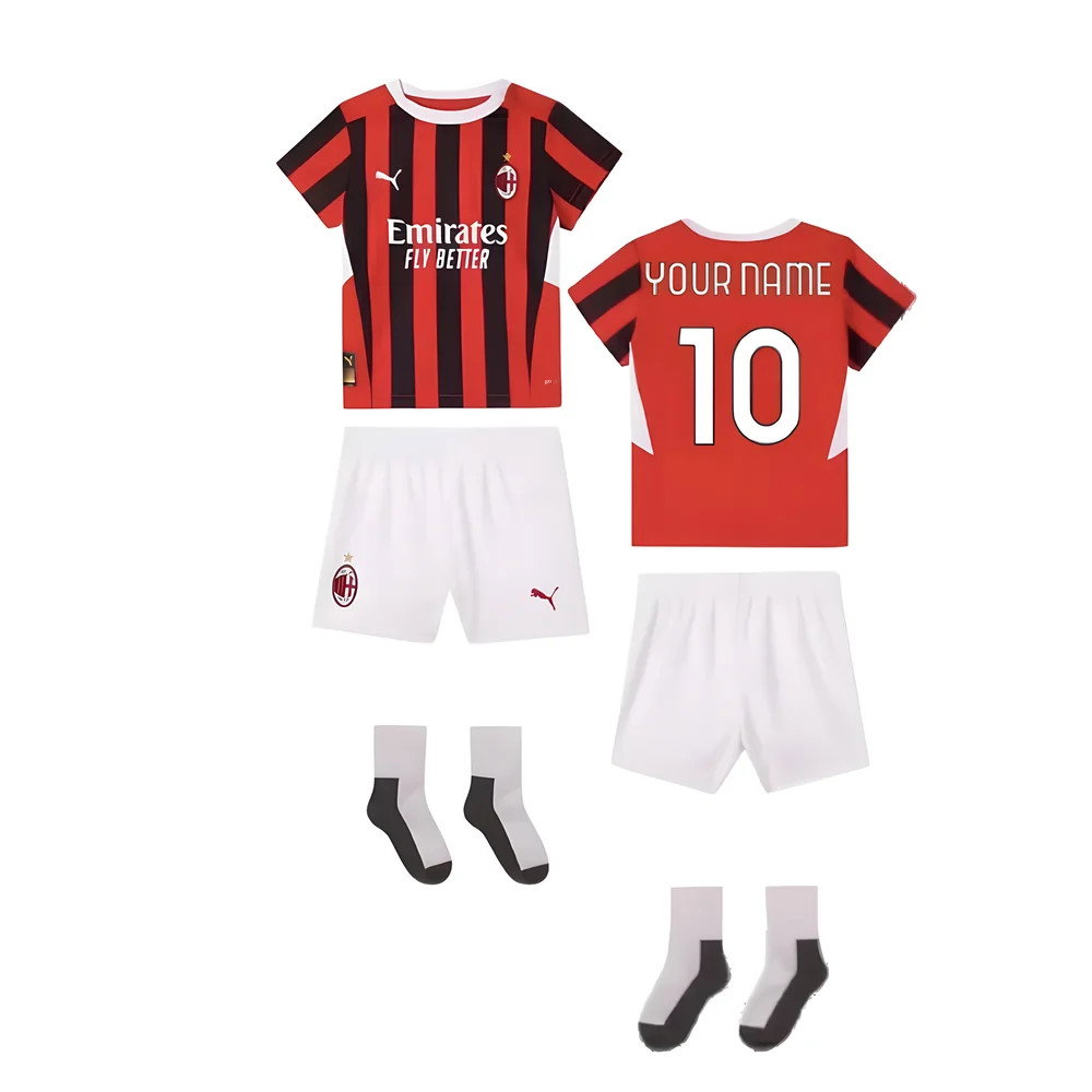 2024-2025 AC Milan Home Baby Kit 2024-2025 AC Milan Home Baby Kit