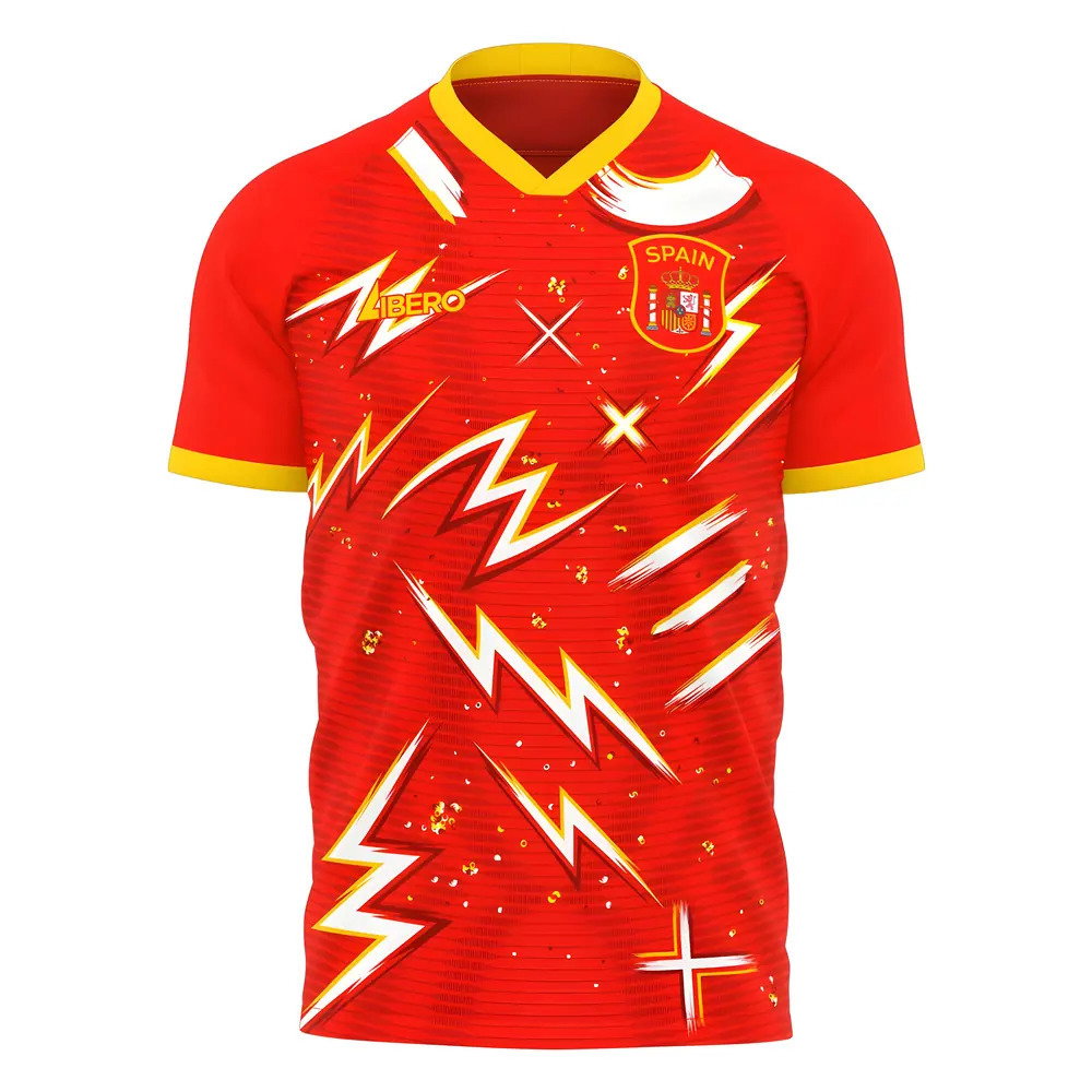 2025-2026 Spain Home Pre-Match Concept Shirt Womens 2025-2026 Spain Home Pre-Match Concept Shirt Womens