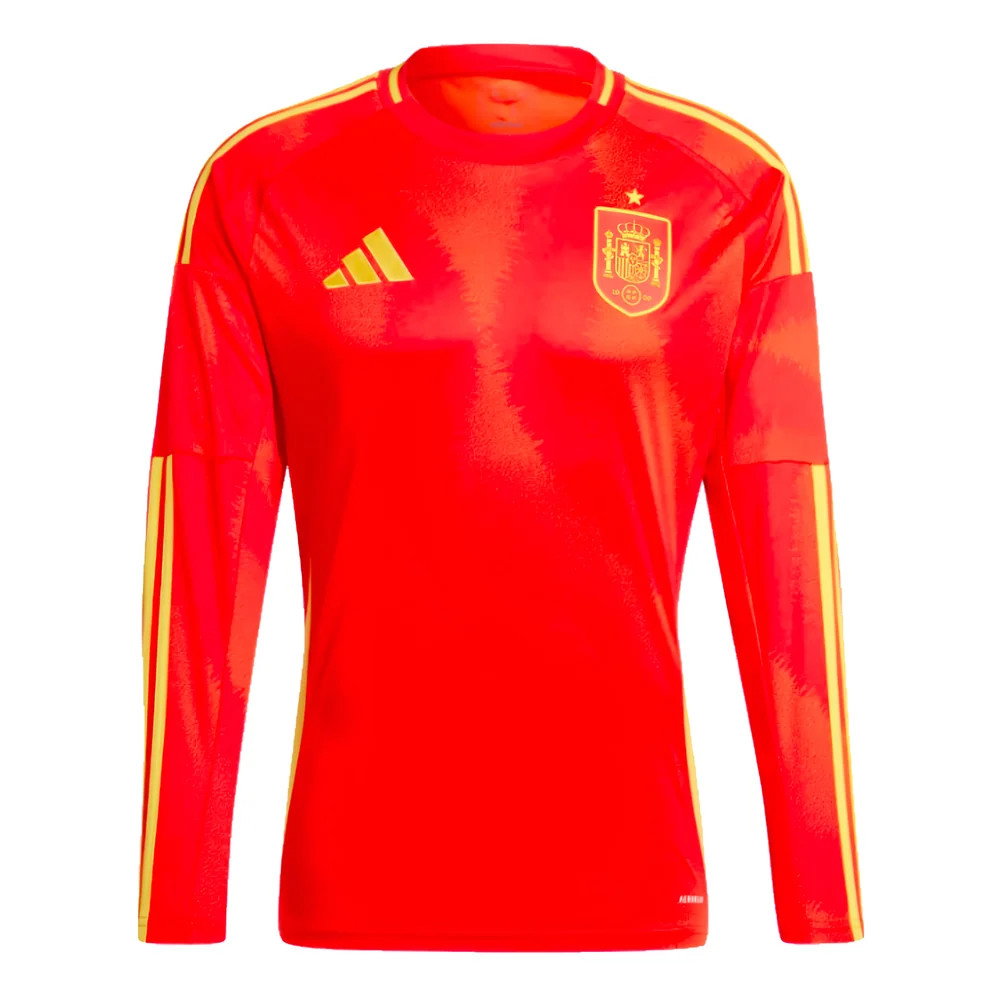 2024-2025 Spain Long Sleeve Home Shirt