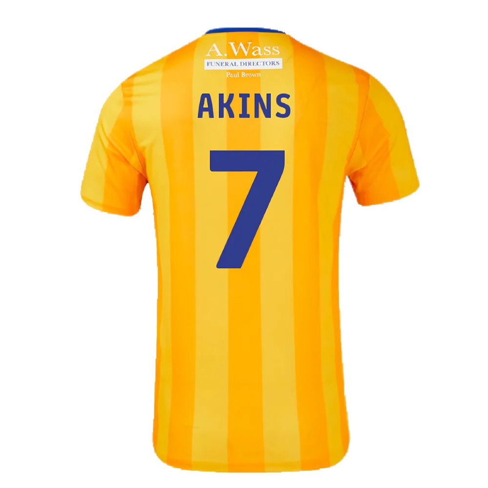 2024-2025 Mansfield Town Home Shirt (Akins 7) 2024-2025 Mansfield Town Home Shirt (Akins 7)