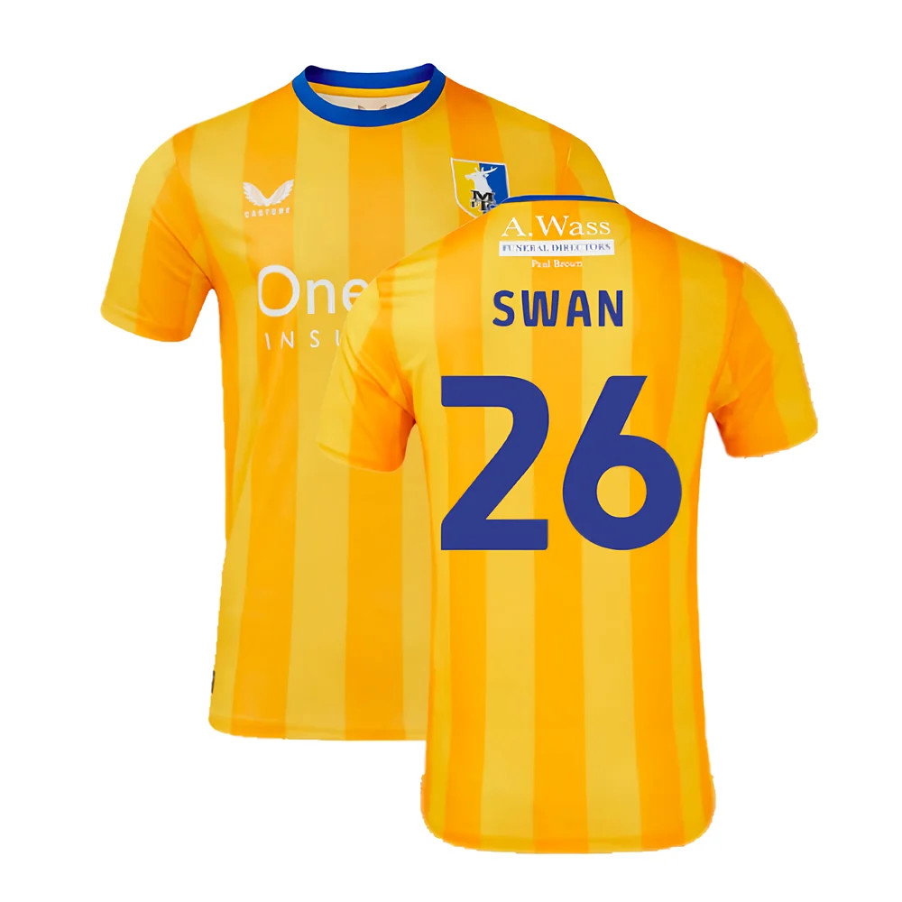 2024-2025 Mansfield Town Home Shirt (Swan 26) 2024-2025 Mansfield Town Home Shirt (Swan 26)