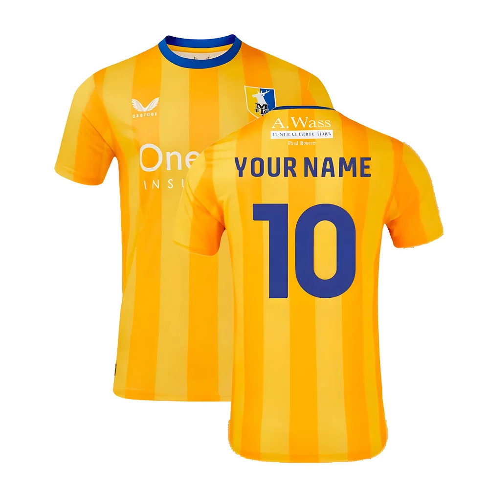 2024-2025 Mansfield Town Home Shirt (Your Name) 2024-2025 Mansfield Town Home Shirt (Your Name)