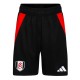 2024-2025 Fulham Home Shorts (Black)