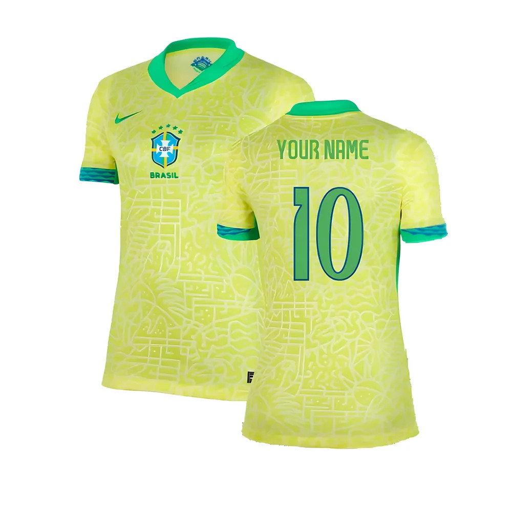 2024-2025 Brazil Home Shirt (Womens) 2024-2025 Brazil Home Shirt (Womens)