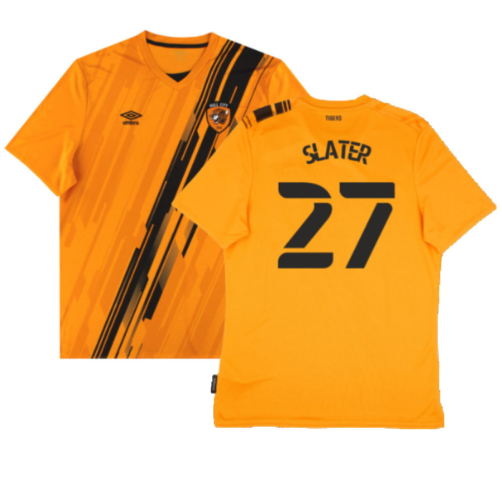 Hull City 2021-22 Home Shirt (Sponsorless) (Slater 27) Hull City 2021-22 Home Shirt (Sponsorless) (Slater 27)