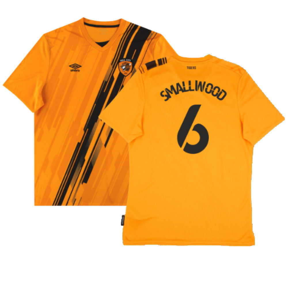 Hull City 2021-22 Home Shirt (Sponsorless) (Smallwood 6) Hull City 2021-22 Home Shirt (Sponsorless) (Smallwood 6)