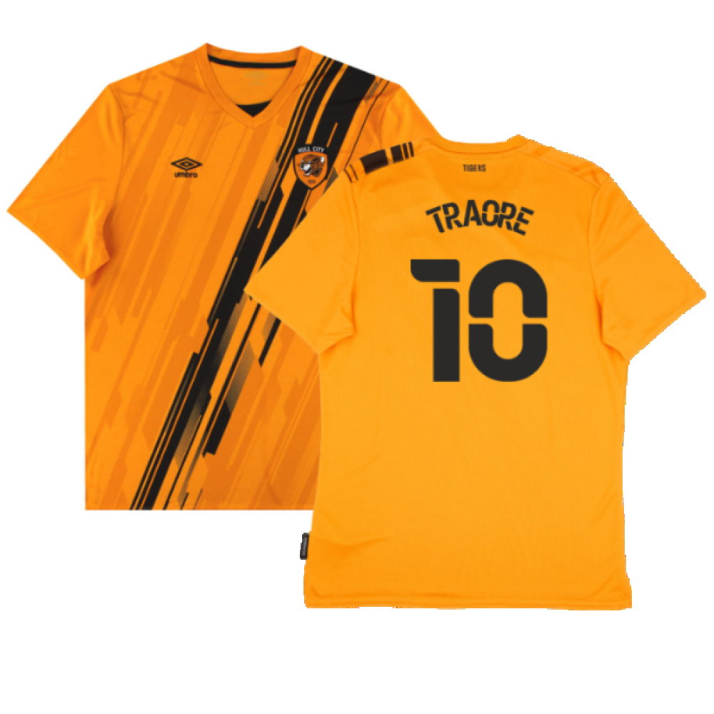 Hull City 2021-22 Home Shirt (Sponsorless) (Traore 10) Hull City 2021-22 Home Shirt (Sponsorless) (Traore 10)