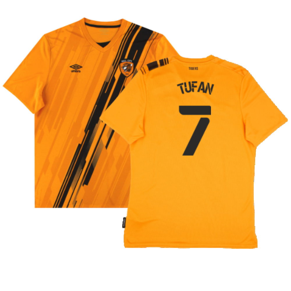 Hull City 2021-22 Home Shirt (Sponsorless) (Tufan 7) Hull City 2021-22 Home Shirt (Sponsorless) (Tufan 7)