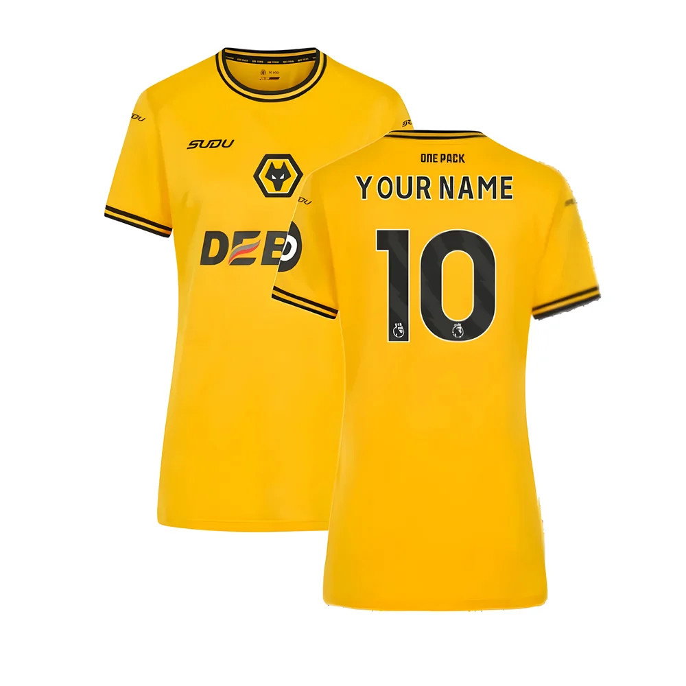 2024-2025 Wolves Home Shirt (Womens) 2024-2025 Wolves Home Shirt (Womens)