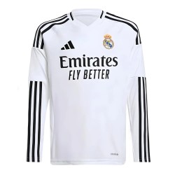 2024-2025 Real Madrid Long Sleeve Home Shirt
