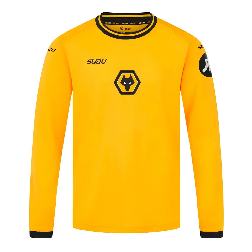 2024-2025 Wolves Long Sleeve Home Shirt 2024-2025 Wolves Long Sleeve Home Shirt