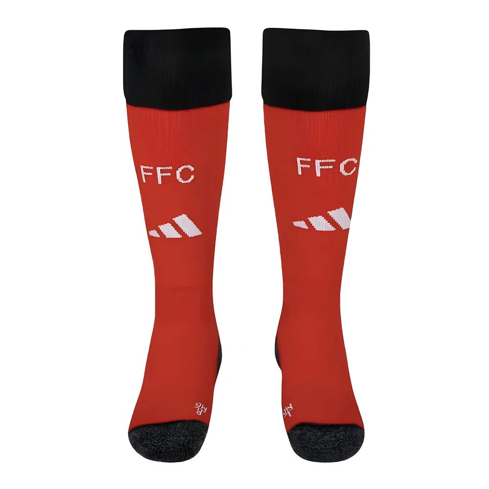 2024-2025 Fulham Away Shorts (Red)