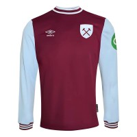 2024-2025 West Ham Long Sleeve Home Shirt