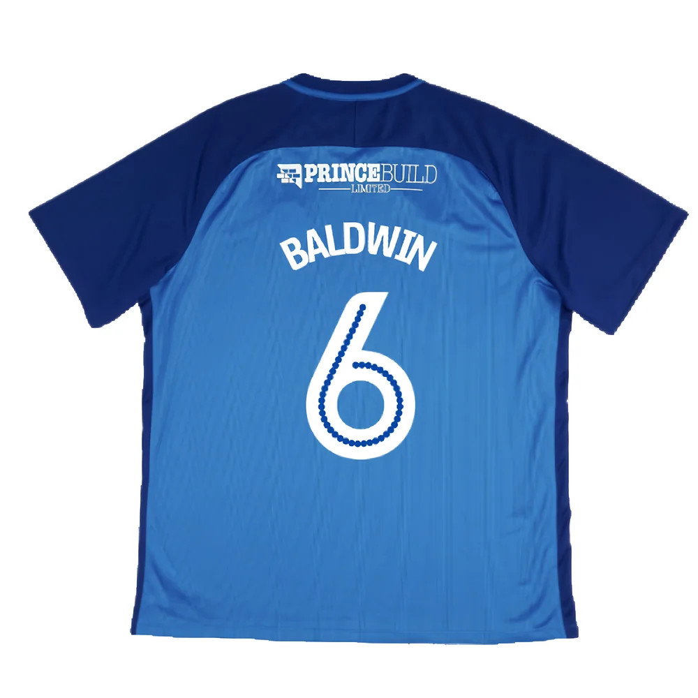 Peterborough United 2017-18 Home Shirt (Baldwin 6) Peterborough United 2017-18 Home Shirt (Baldwin 6)