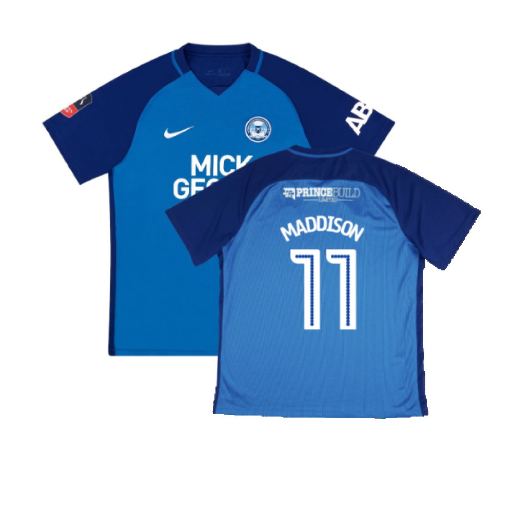 Peterborough United 2017-18 Home Shirt (Maddison 11) Peterborough United 2017-18 Home Shirt (Maddison 11)