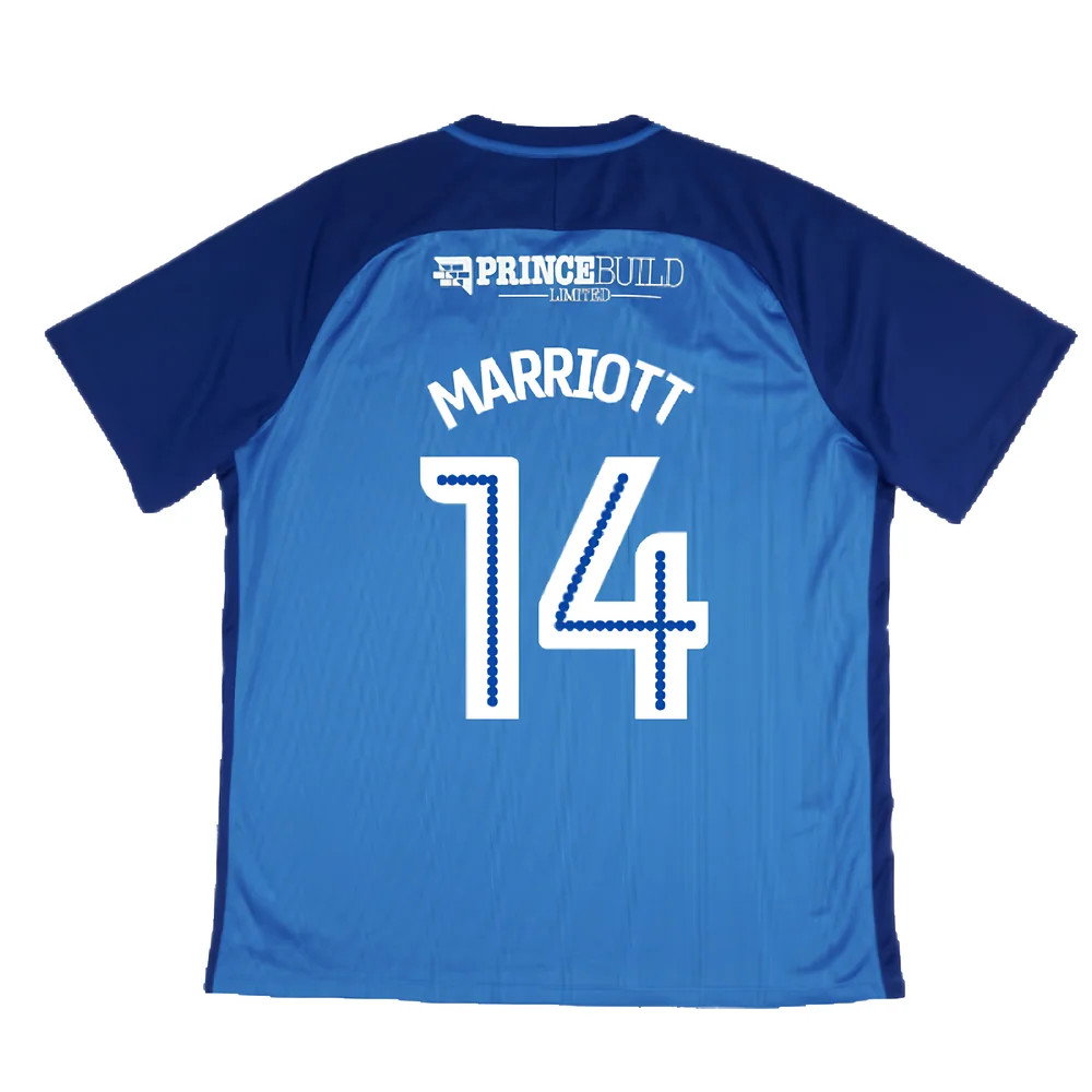 Peterborough United 2017-18 Home Shirt (Marriott 14) Peterborough United 2017-18 Home Shirt (Marriott 14)