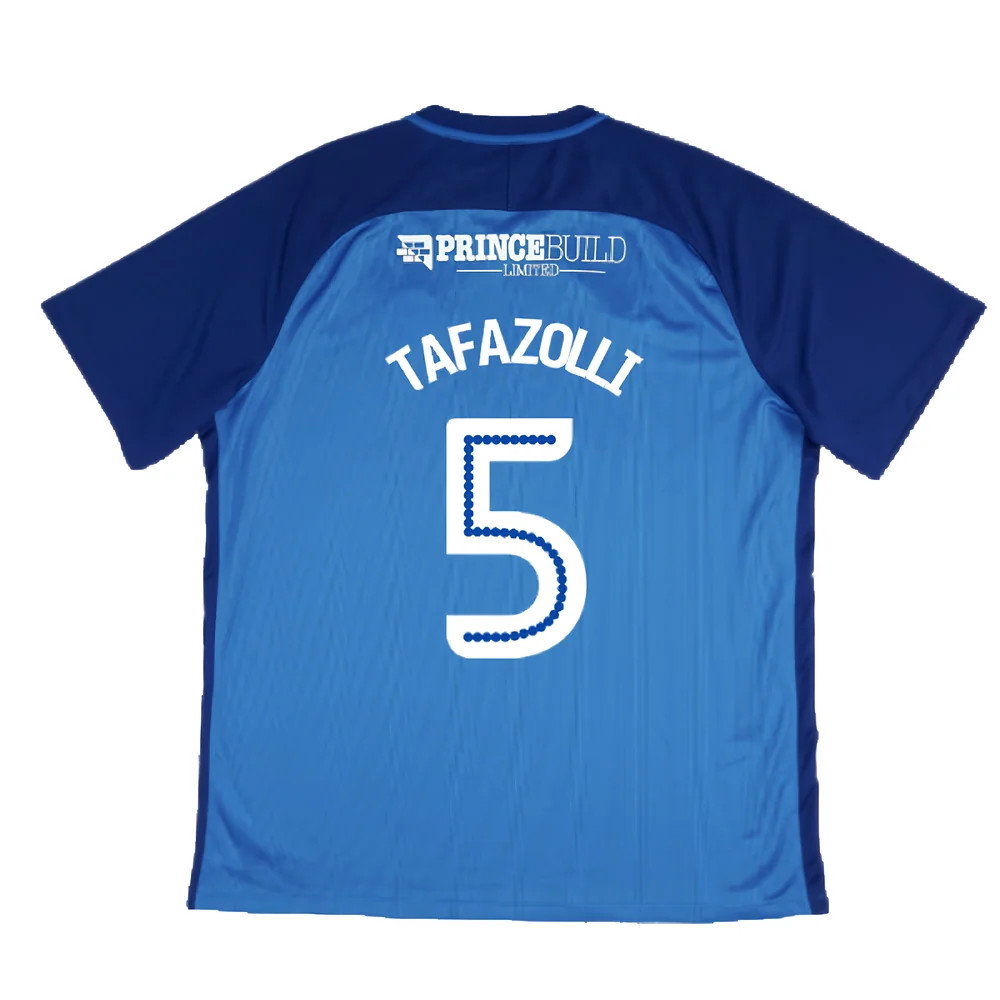 Peterborough United 2017-18 Home Shirt (Tafazolli 5) Peterborough United 2017-18 Home Shirt (Tafazolli 5)