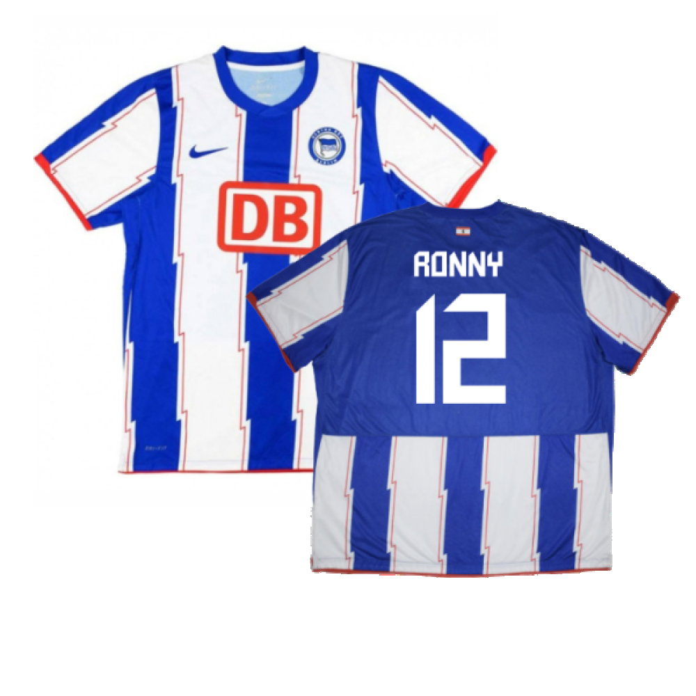 Hertha Berlin 2010-11 Home Shirt (Ronny 12) Hertha Berlin 2010-11 Home Shirt (Ronny 12)