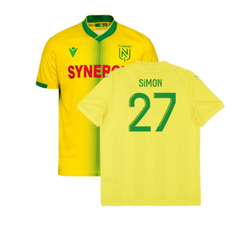 Nantes 2021-22 Home Shirt (Simon 27)