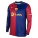 2024-2025 Barcelona Long Sleeve Home Shirt