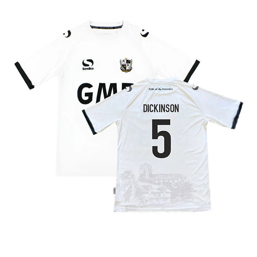 Port Vale 2013-14 Home Shirt ( S) (Dickinson 5) Port Vale 2013-14 Home Shirt ( S) (Dickinson 5)