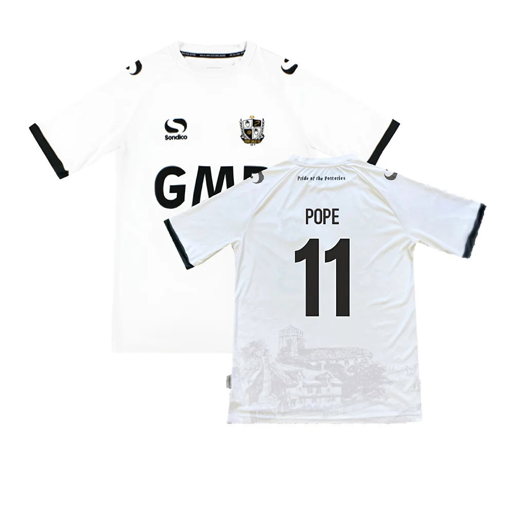 Port Vale 2013-14 Home Shirt ( S) (Pope 11) Port Vale 2013-14 Home Shirt ( S) (Pope 11)