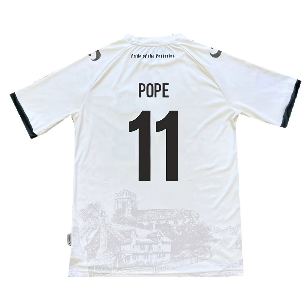 Port Vale 2013-14 Home Shirt ( S) (Pope 11) Port Vale 2013-14 Home Shirt ( S) (Pope 11)