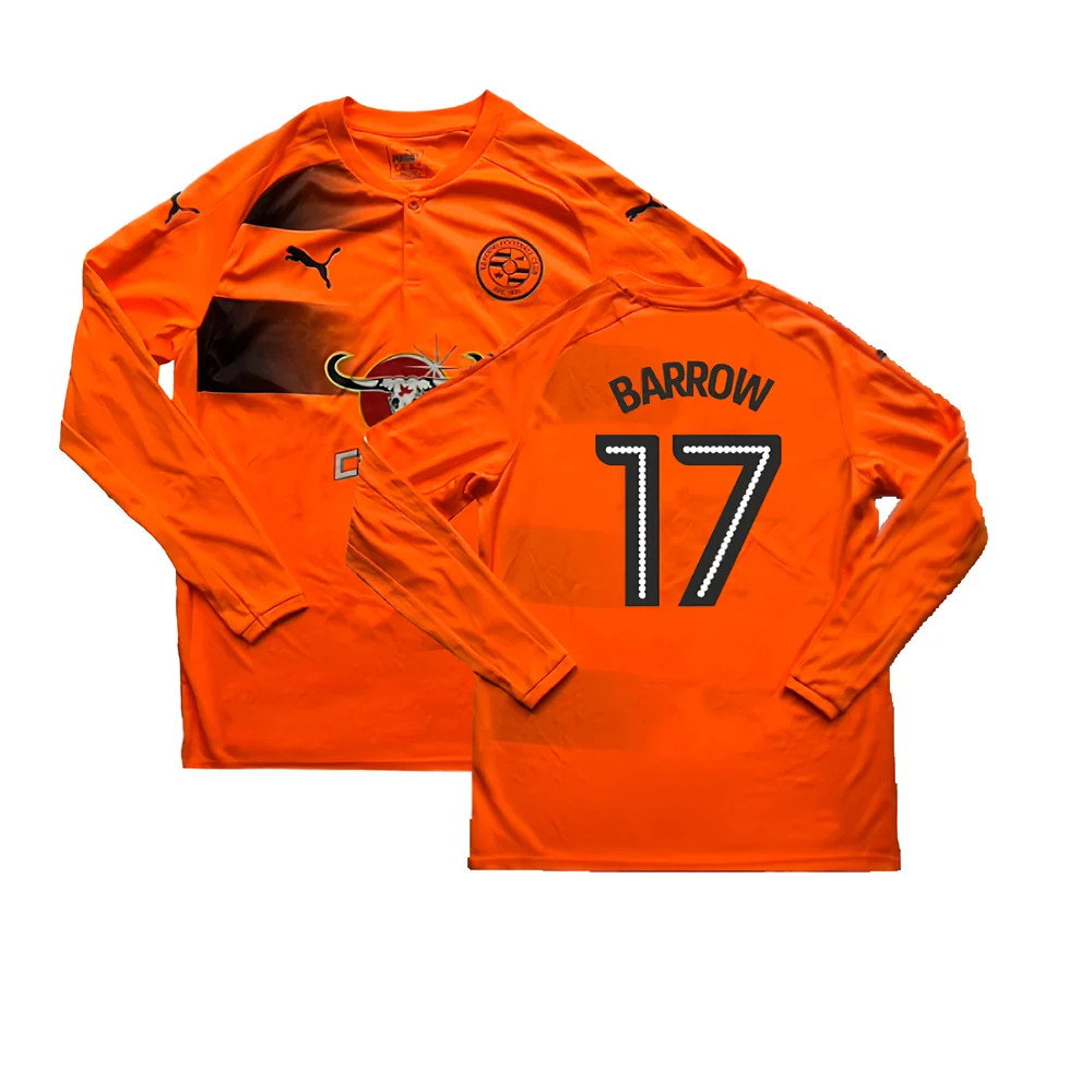 Reading 2017-18 Long Sleeve Away Shirt ( L) (Barrow 17)