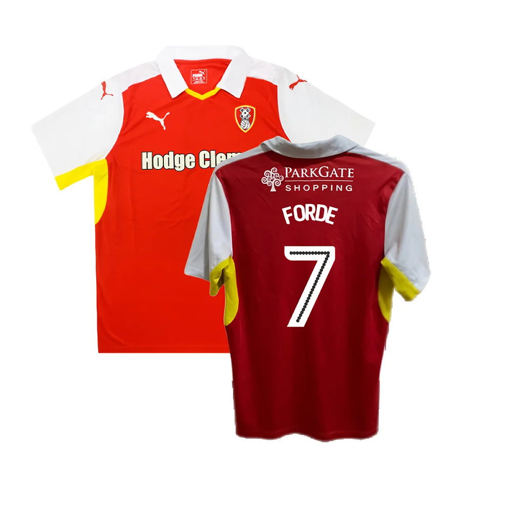 Rotherham 2016-17 Home Shirt ( XL) (Forde 7)