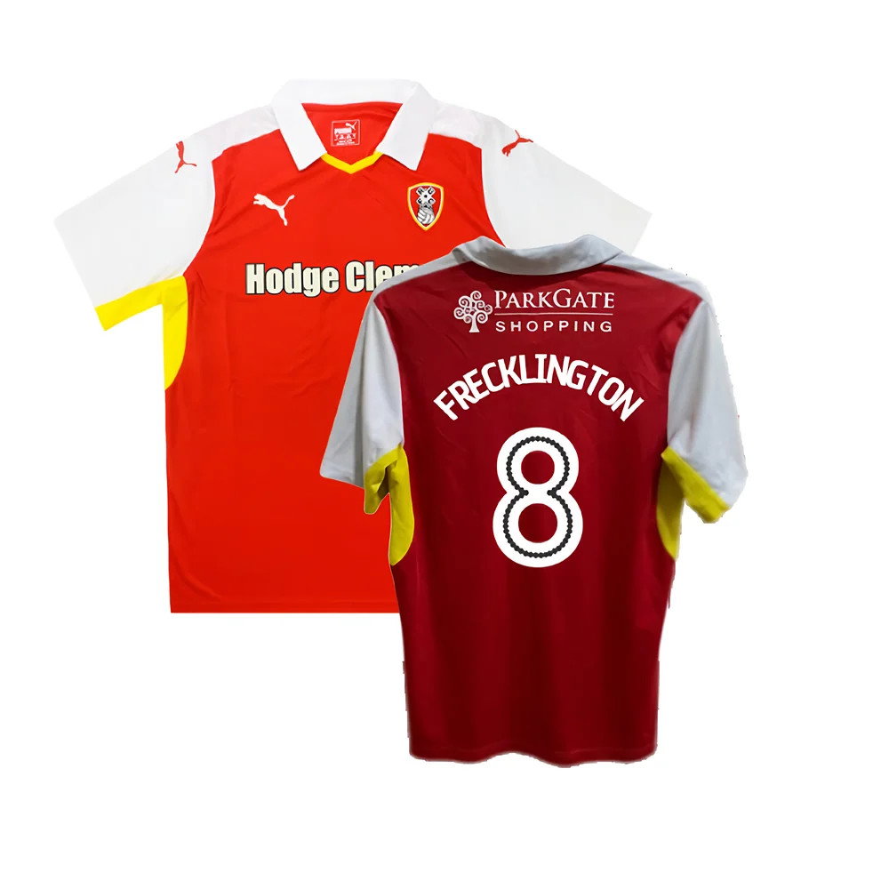 Rotherham 2016-17 Home Shirt ( XL) (Frecklington 8)