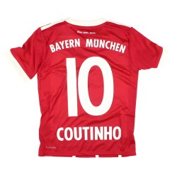 Bayern Munich 2017-18 Home Shirt (SB) Coutinho #10