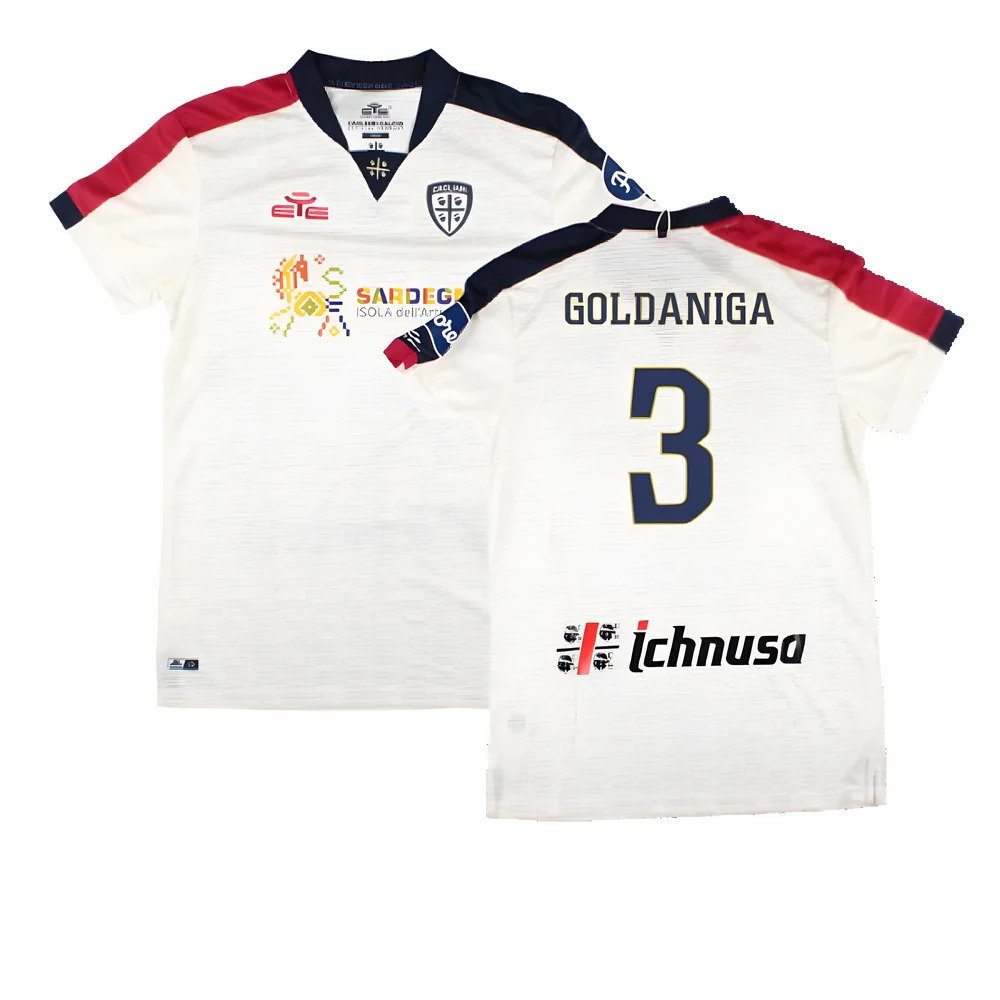 Cagliari 2022-23 Away Shirt (Goldaniga 3) Cagliari 2022-23 Away Shirt (Goldaniga 3)
