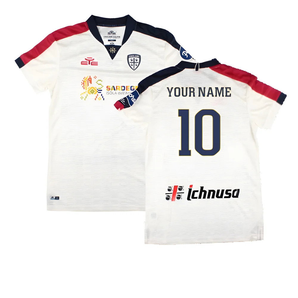 Cagliari 2022-23 Away Shirt (Your Name 10)