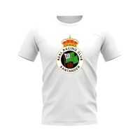 Racing Santander Badge T-Shirt (White)