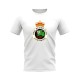 Racing Santander Badge T-Shirt (White) Racing Santander Badge T-Shirt (White)