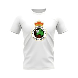 Racing Santander Badge T-Shirt (White) Racing Santander Badge T-Shirt (White)