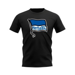 Hertha Berlin Badge T-Shirt (Black) Hertha Berlin Badge T-Shirt (Black)