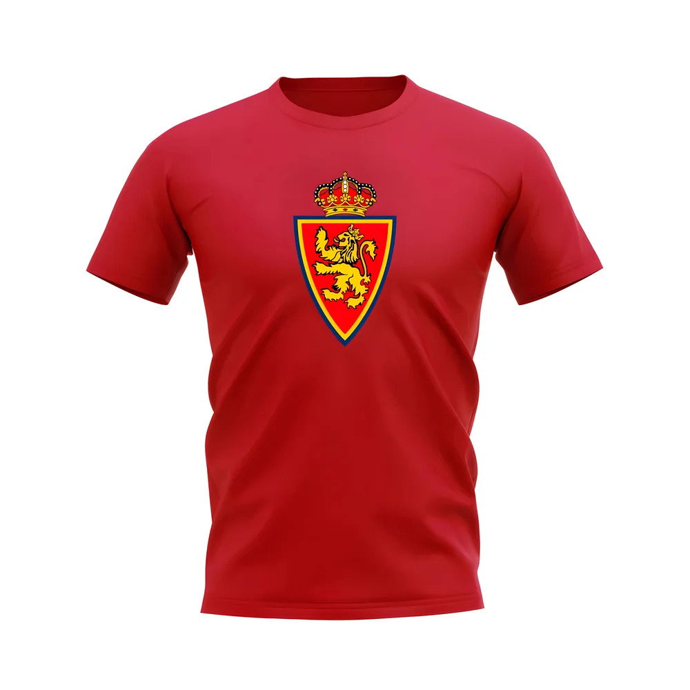 Real Zaragoza Badge T-Shirt (Red) Real Zaragoza Badge T-Shirt (Red)