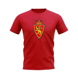 Real Zaragoza Badge T-Shirt (Red) Real Zaragoza Badge T-Shirt (Red)