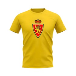Real Zaragoza Badge T-Shirt (Yellow) Real Zaragoza Badge T-Shirt (Yellow)