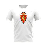 Real Zaragoza Badge T-Shirt (White)