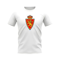 Real Zaragoza Badge T-Shirt (White)