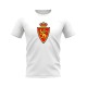 Real Zaragoza Badge T-Shirt (White)