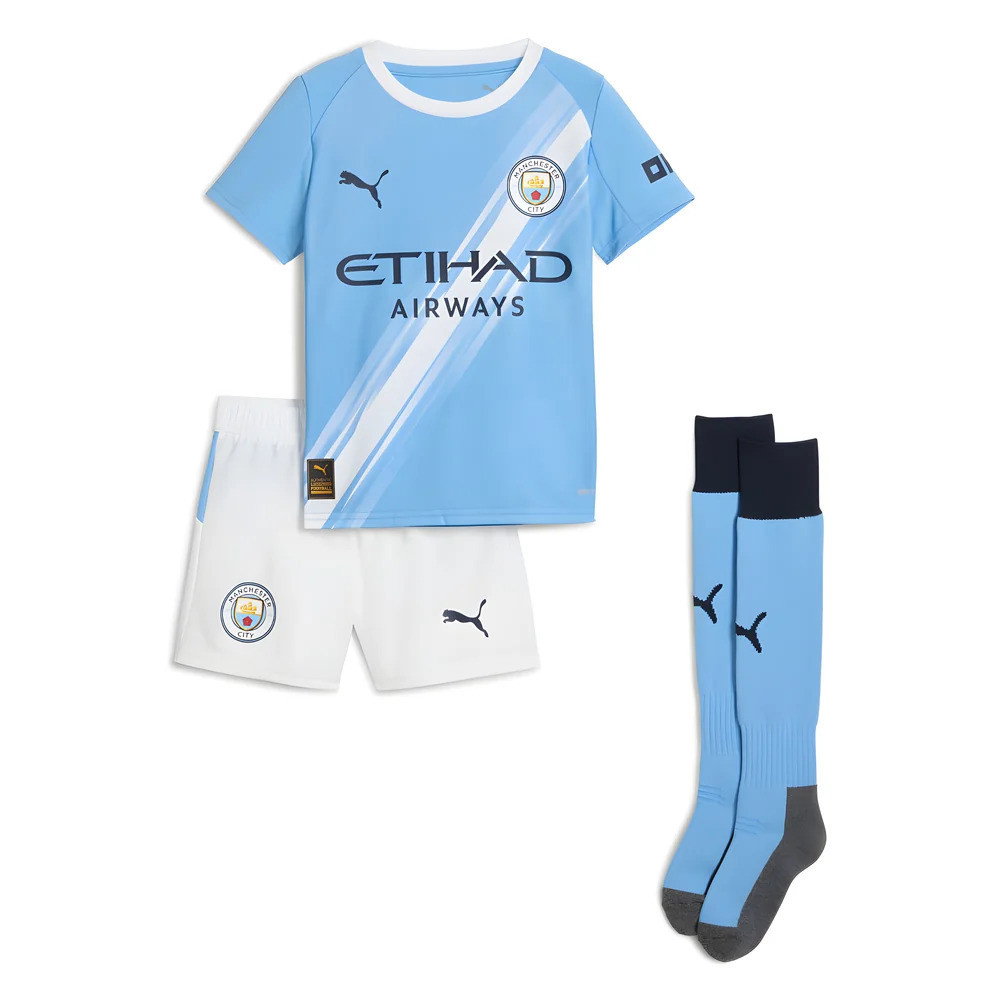 2025-2026 Man City Home Mini Kit 2025-2026 Man City Home Mini Kit