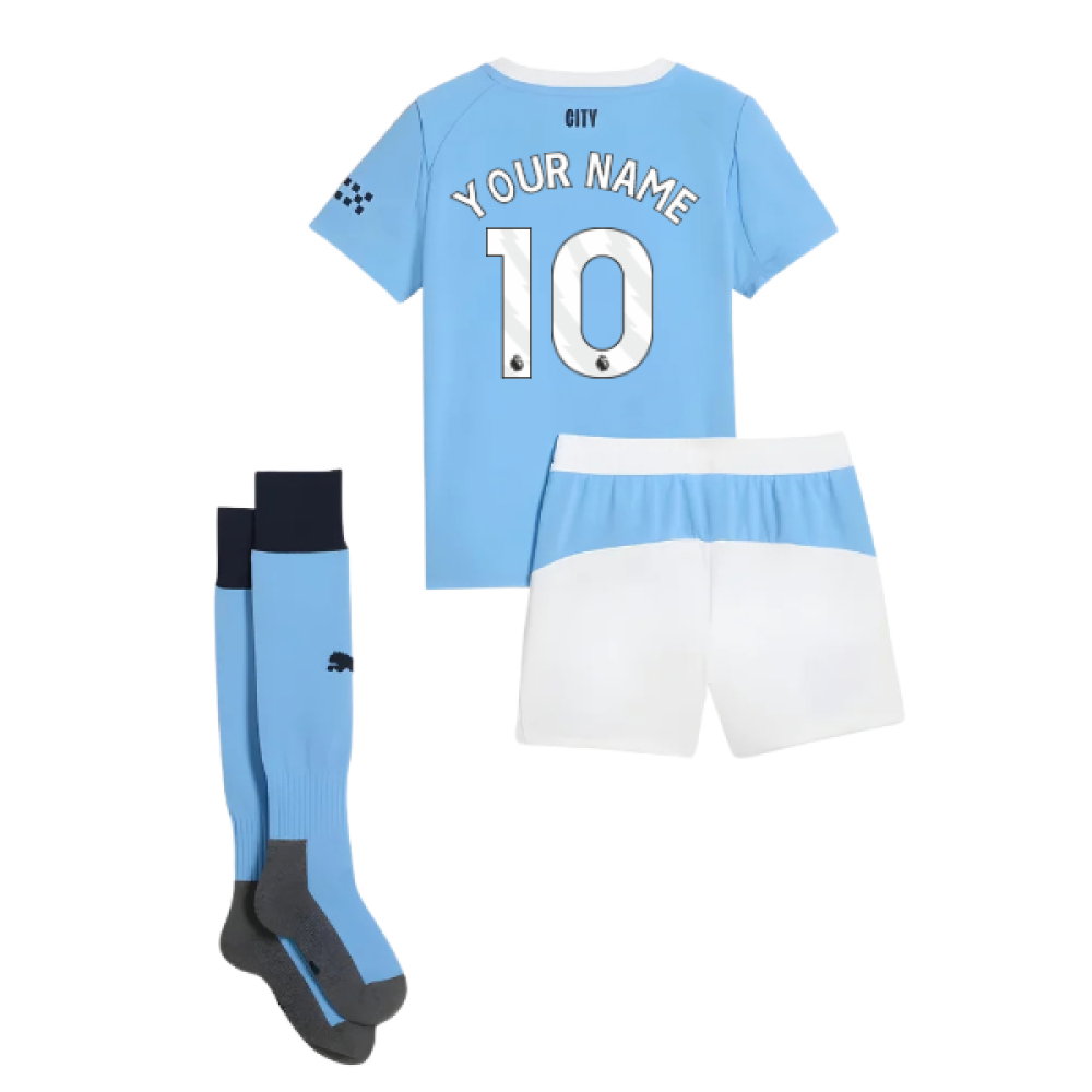 2025-2026 Man City Home Mini Kit 2025-2026 Man City Home Mini Kit